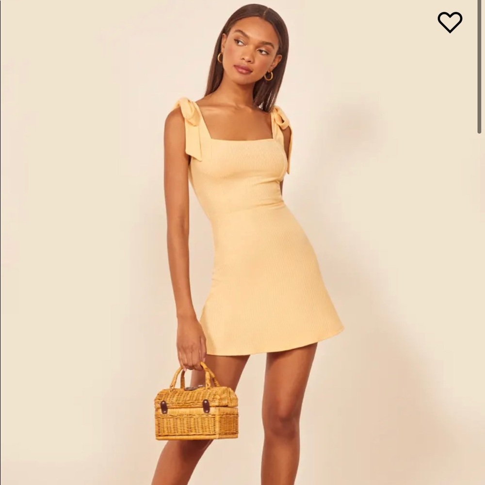 Reformation Liz Dress Lemon
